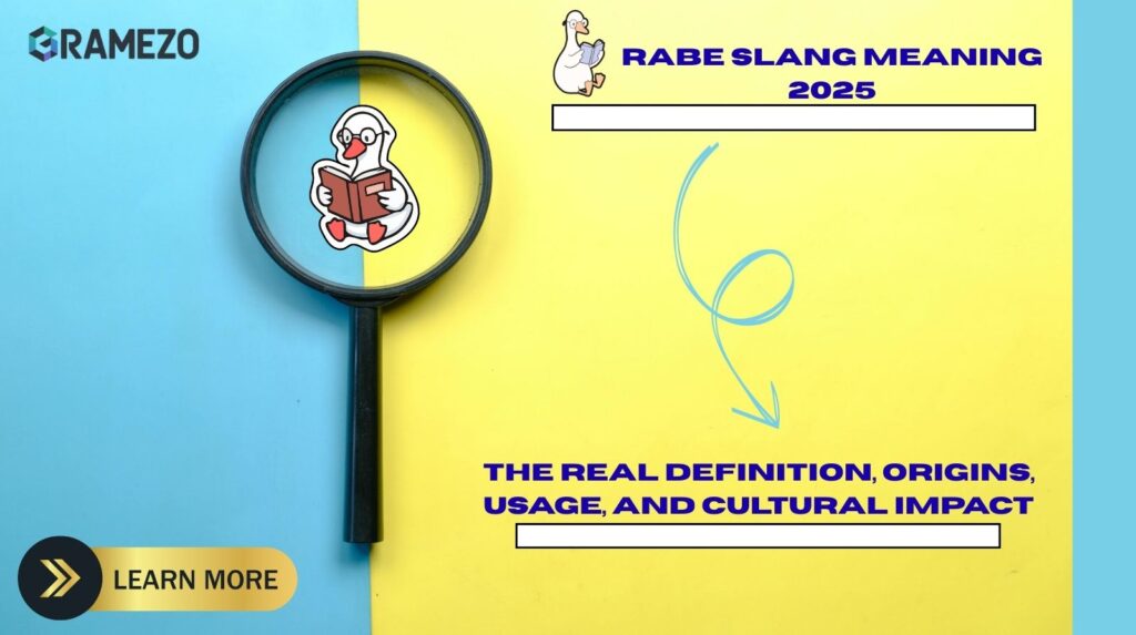 Rabe Slang Meaning 2025: The Real Definition, Origins, Usage, And Cultural Impact