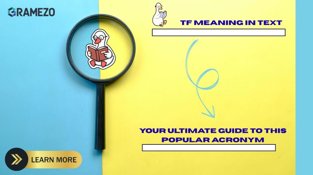 TF Meaning In Text: Your Ultimate Guide To This Popular Acronym