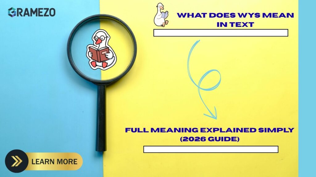 What Does WYS Mean In Text? Full Meaning Explained Simply (2026 Guide)
