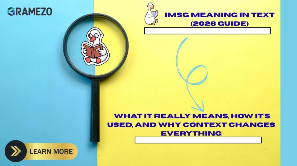 iMsg Meaning In Text (2026 Guide): What It Really Means, How It’s Used, And Why Context Changes Everything
