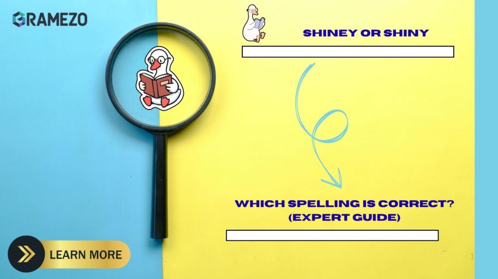 Shiney or Shiny: Which Spelling Is Correct? (Expert Guide)