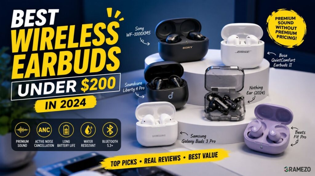 Best Wireless Earbuds Under $200 In 2024: Premium Sound Without Premium Pricing