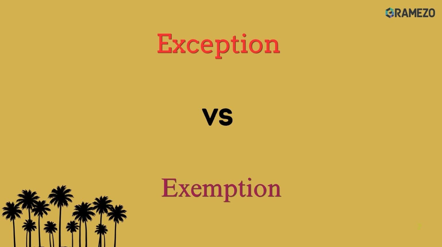 Exception vs Exemption: Key Differences Explained Clearly
