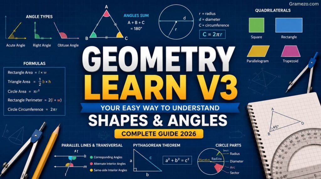 Geometry Learn V3: The Complete 2026 Guide To Shapes, Angles, And Real-World Geometry That Finally Makes Sense