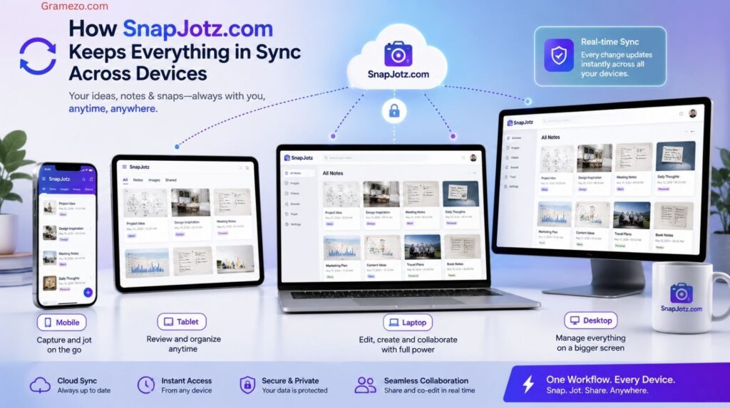 How SnapJotz.com Keeps Everything in Sync Across Devices