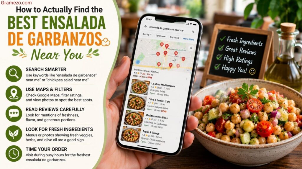 How to Actually Find the Best Ensalada de Garbanzos Near You