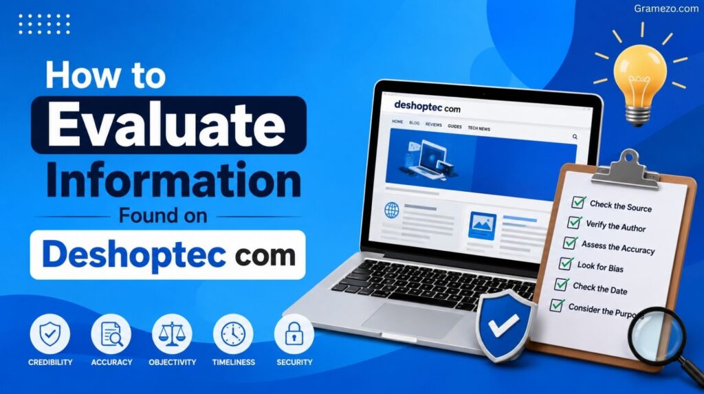How to Evaluate Information Found on Deshoptec com