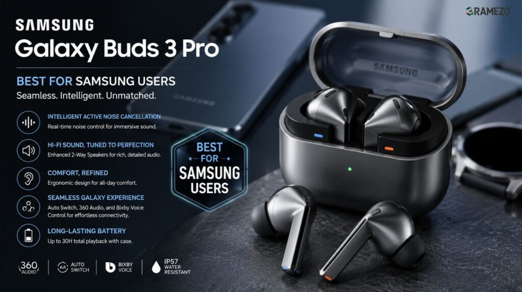 Samsung Galaxy Buds 3 Pro – Best for Samsung Users
