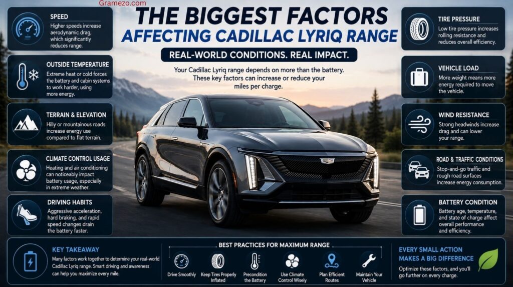 The Biggest Factors Affecting Cadillac Lyriq Range