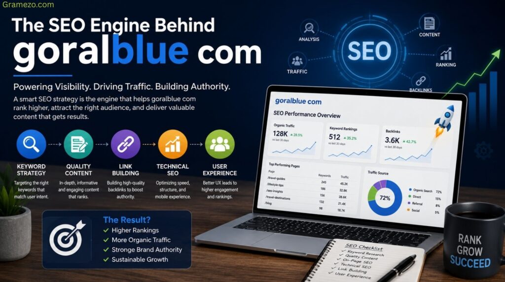 The SEO Engine Behind goralblue com