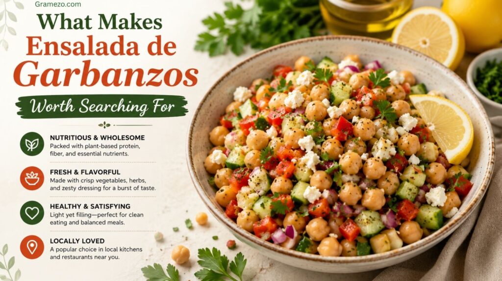 What Makes Ensalada de Garbanzos Worth Searching For